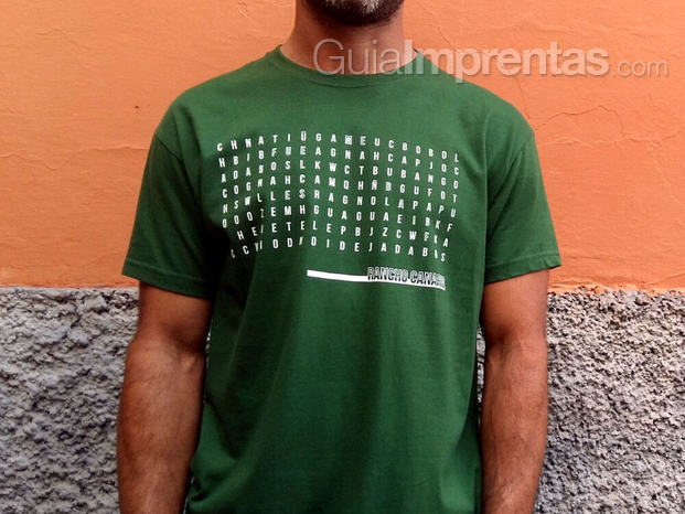 Detalle camiseta RANCHO CANARIO hombre