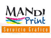 Logo Mandiprint - Servicio gráfico