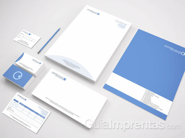 Impresión offset o digital de papelería corporativa