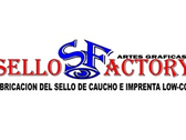 Logo Sellos Factory  E Imprenta Low Cost